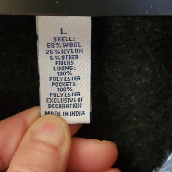 Men's Coat Short Jacket- Dark Gray - Picture 10 of 13